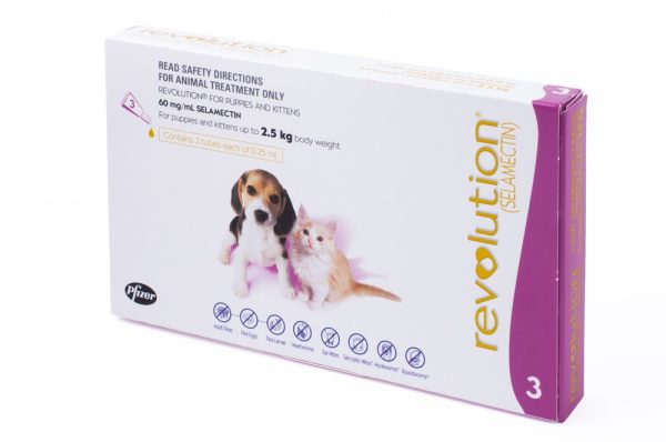 Revolution Kitten and Puppy up to 2.5kg (3 Pack)