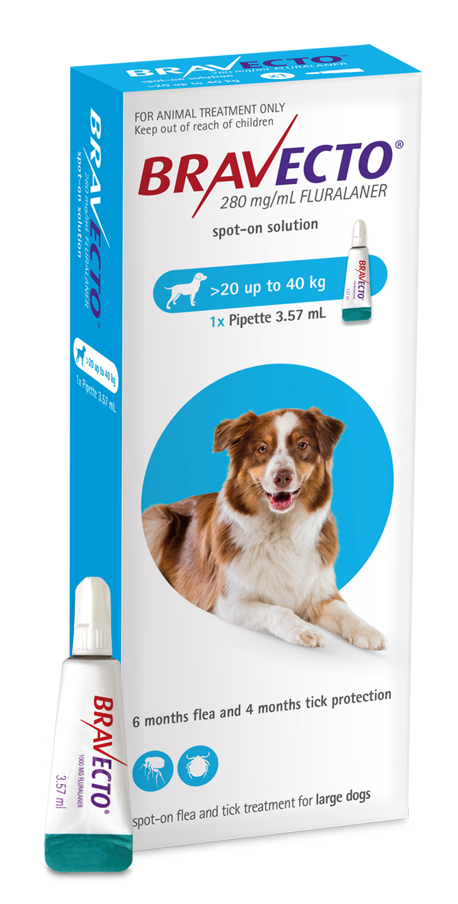 Bravecto Spot on for Dogs: 20-40kg - 3 Stone Vets Ltd