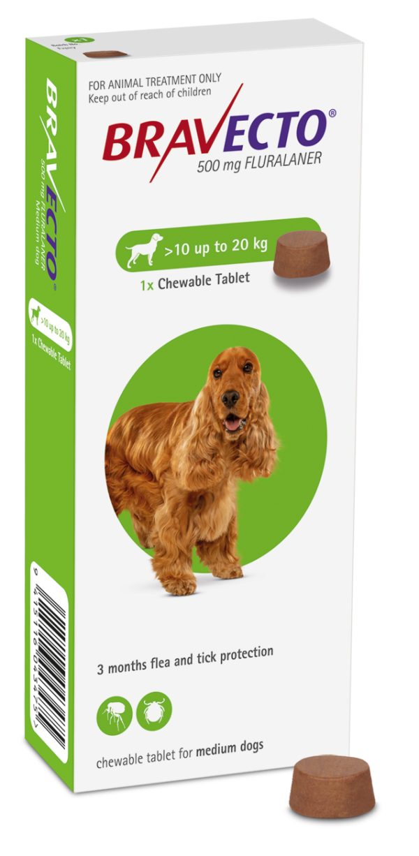 Bravecto Dog Chewable Tablet 10kg-20kg