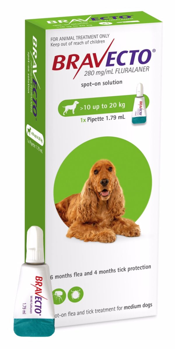 Bravecto Spot on for Dogs: 10-20kg