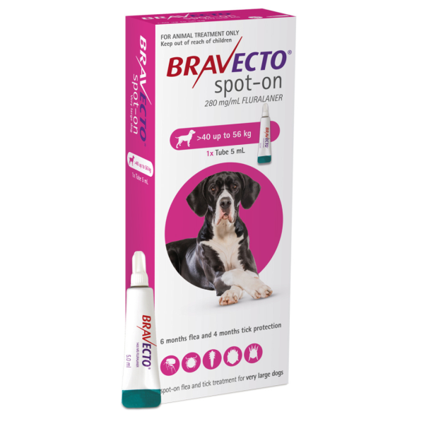 Bravecto Spot on for Dogs: >40kg-56kg
